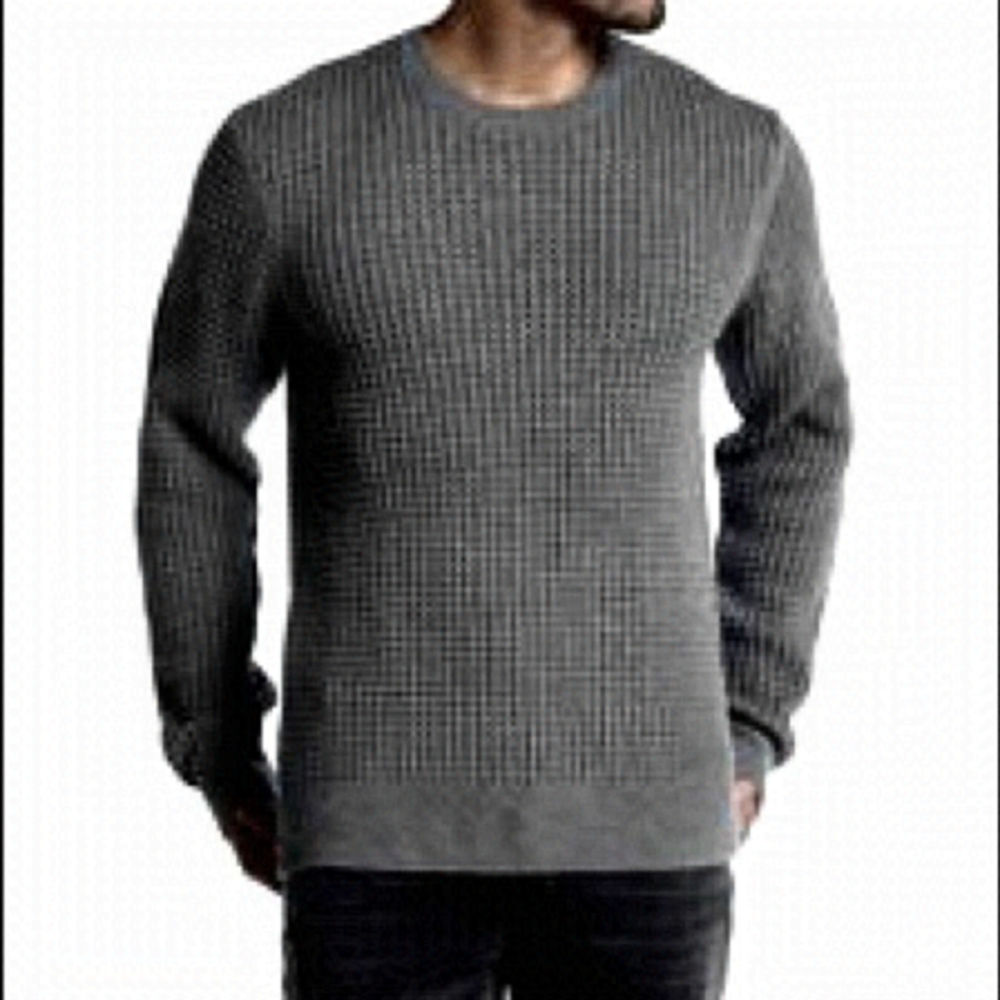 𝅺JACK Spade Charcoal 100% Wool Crewneck Sweater Size XS